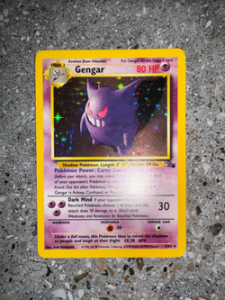 Pokemon TCG Cards Gengar 5/62 Fossil Holo Rare NM - Image 4