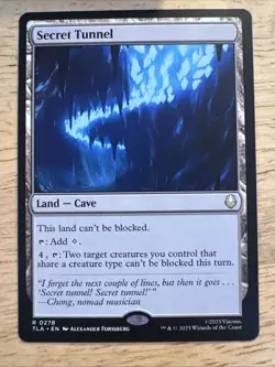 x1 Secret Tunnel R MTG Avatar: The Last Airbender M/NM, English - Image 1