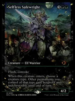 Selfless Safewright (Showcase) Lorwyn Eclipsed Foil, Lorwin Eclipsed, MTG, 0391 - Image 1