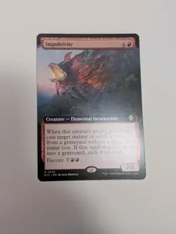 MTG - Impulsivity (Extended Art) - Lorwyn Eclipsed NM/M Condition - Image 1