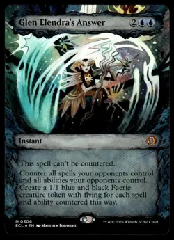Glen Elendra's Answer - Foil - Showcase M MTG Lorwyn Eclipsed M/NM, English - Image 1