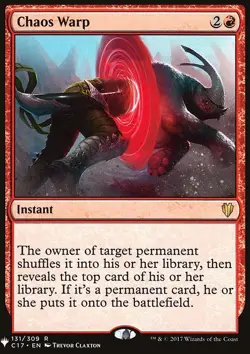 MTG Magic the Gathering Chaos Warp (885/1700) Mystery Booster LP - Image 1