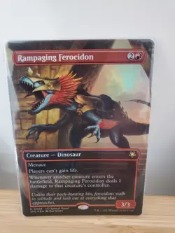 MTG ~ Rampaging Ferocidon (Borderless) - Special Guests ~ FOIL ~ nMint ~ S - Image 1