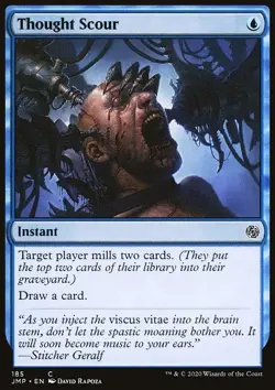 MTG Magic the Gathering Thought Scour (185/496) Jumpstart LP - Image 1