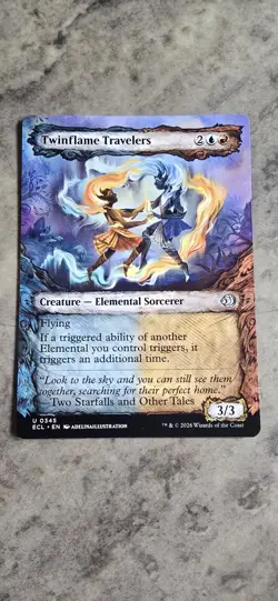 Twinflame Travelers (Showcase) Lorwyn Eclipsed Regular Uncommon Creature MTG NM - Image 1