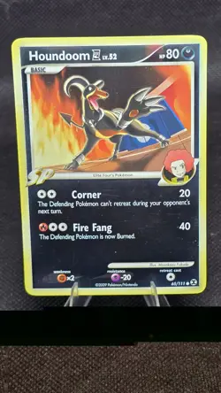 Houndoom 65/111 Pokemon Rising Rivals LP Reverse Holo - LP - Image 1
