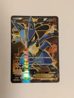 Lucario EX (107 Full Art) 107/111 - XY-Furious Fists - Holo - Pokemon Card LP - Image 1