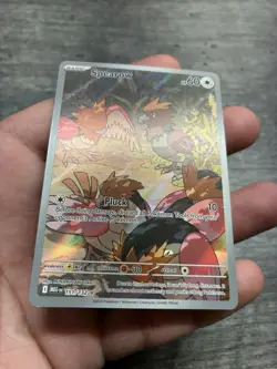 Pokemon TCG Pokemon Spearow Holo Illustration Rare 151/132 Mega Evolutions IR - Image 2