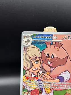 Arven's Greedent 205/182 Illustration Rare (IR) - Pokemon Destined Rivals NM #20 - Image 3