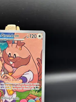Arven's Greedent 205/182 Illustration Rare (IR) - Pokemon Destined Rivals NM #20 - Image 4