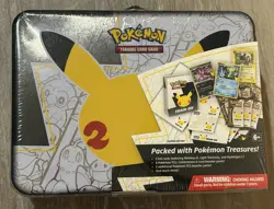 Pokemon Celebrations 25th Anniversary Collectors Chest Lunch Box Tin Sealed - Image 1