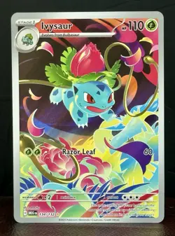 Ivysaur 134/132 Pokemon TCG Me01 Mega Evolution Base Illustration Rare (MINT) - Image 1
