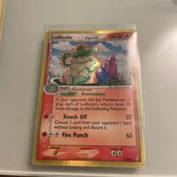 Pokemon TCG Ludicolo Delta Species EX Crystal Guardians 6/100 Rare 2006 Stage 2 - Image 1