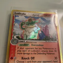 Pokemon TCG Ludicolo Delta Species EX Crystal Guardians 6/100 Rare 2006 Stage 2 - Image 4