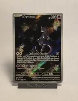 NM MEWTWO SVP 052 Scarlet Violet 151 Promo MEW Pokemon Card TCG - Image 1