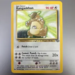 Pokemon Kangaskhan 5/64 Holo Jungle Unlimited 1999 MP - Image 1