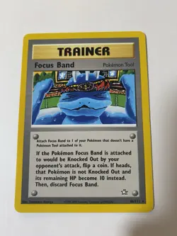 Focus Band 86/111 Neo Genesis Pokemon TCG WOTC Excellent Condition - Image 1