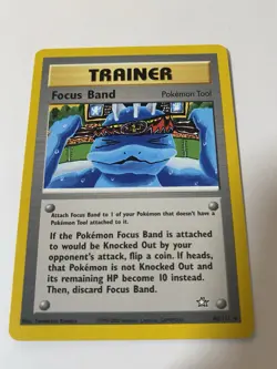 Focus Band 86/111 Neo Genesis Pokemon TCG WOTC Excellent Condition - Image 2