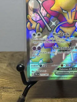 Pokemon TCG - Alakazam ex 215/091 Ultra Rare Shiny Paldean Fates Near Mint - Image 4