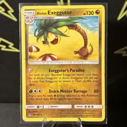 Alolan Exeggutor 95/156 SM Ultra Prism Pokemon NM - Image 2