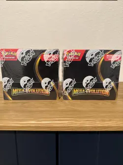 Pokemon TCG Mega Evolution ENHANCED BOOSTER BOX Factory Sealed - Lot of 2 - Image 1