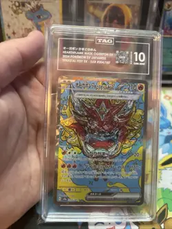 Pokemon Terastal Festival Hearthflame Mask Ogerpon ex 204/187 SAR TAG 10 - Image 4