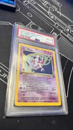 1999 POKEMON JUNGLE #6 MR. MIME-HOLO 1ST EDITION - Image 3