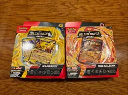 Pokemon TCG Zapdos/Ninetales EX Deluxe Battle Deck Factory Sealed NEW - Image 1
