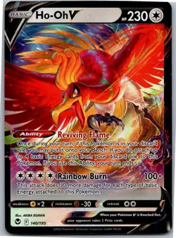 Ho-Oh V - SWSH12: Silver Tempest 140/195 - Ultra Rare - NM Pokemon TCG - Image 1
