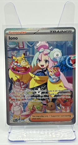 Iono - 269/193 - Pokemon Paldea Evolved Special Illustration Rare PACK FRESH - Image 1