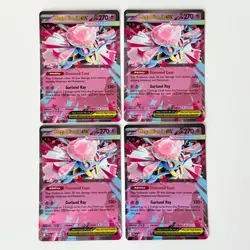 X4 Mega Diancie ex 041/094 Double Rare Playset Pokemon TCG: Phantasmal Flames NM - Image 1