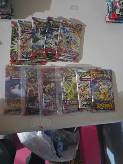 Pokemon TCG Lot of 11 Scarlet and Violet Booster Packs - Image 1