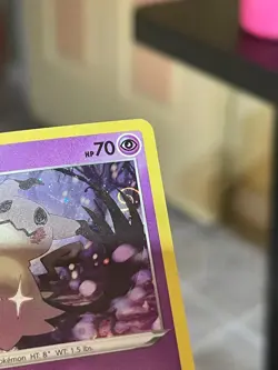 POKEMON MIMIKYU #081/189 DARKNESS ABLAZE RARE COSMOS HOLO HD SUPER SWIRL VLP - Image 4
