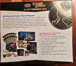 Crown Zenith Elite Trainer Box Sealed Pokemon TCG - Image 2