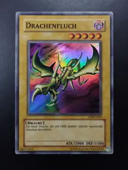 YUGIOH 2003 | CURSE OF DRAGON | LOB-G053 | OLD PRINT | GERMAN | EXCELLENT (LP) - Image 1