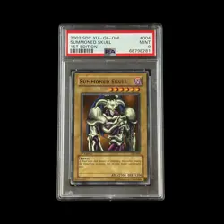 Yu-Gi-Oh! Slab Summoned Skull 1st Edition SDY-004 PSA 9 Mint 2002 - Image 1
