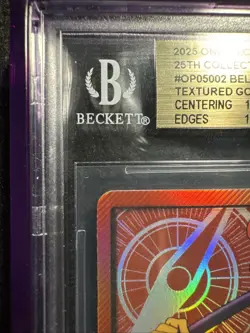 BGS 10 Pristine! Belo Betty EB02 - Textured Gold Foil SP Leader - One Piece TCG - Image 2