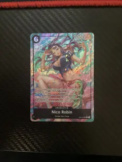 Nico Robin - Legacy of the Master OP12 087 Alt Art SR LP - Image 1