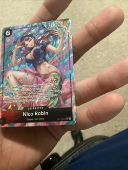 Nico Robin - Legacy of the Master OP12 087 Alt Art SR LP - Image 3