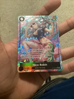 Nico Robin - Legacy of the Master OP12 087 Alt Art SR LP - Image 4