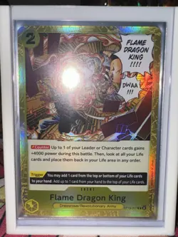 One Piece Flame Dragon King #ST13-017 Foil Ultra Deck: The Three Brothers NM - Image 1