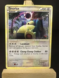 Snorlax 33/95 Call of Legends Regular Pokemon Card TCG LP Non Holo Rare - Image 1