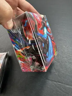 Pokemon Phantasmal Flames Mega Charizard X UPC Coin, Card Sleeves & Deck Box - Image 4