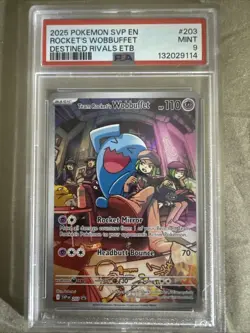 Team Rocket's Wobbuffet 203 Sv: Scarlet & Violet Promo Cards Holo - Image 1
