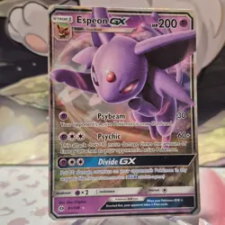 Espeon GX 61/149 Pokemon TCG Sun & Moon Ultra Rare Pokemon Card - MP/HP - Image 1