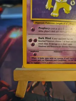 Pokemon TCG Hypno Fossil Card 23/62 Unlimited Regular Non-Holo Rare LP - Image 5
