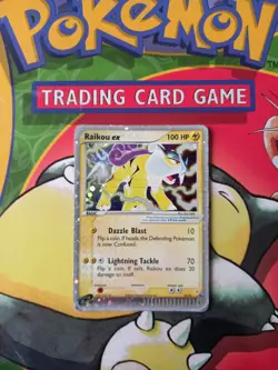 Raikou EX 92/95 EX Team Magma Vs Team Aqua Holo Rare Pokemon Card - Image 1