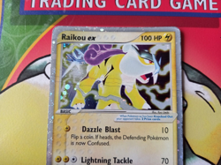 Raikou EX 92/95 EX Team Magma Vs Team Aqua Holo Rare Pokemon Card - Image 3