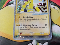 Raikou EX 92/95 EX Team Magma Vs Team Aqua Holo Rare Pokemon Card - Image 4