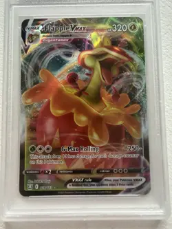 Pokemon TCG 2021 Flapple VMAX Ultra Rare Battle Styles Card 19/163 NM/Mint - Image 2